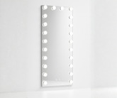 Full Length Wall Mountable Vanity Mirror with 24 Dimmable LED Bulbs