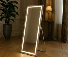 Full Length Vanity Light Strip Mirror with RGB Lighting