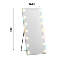 Full Length Vanity Mirror with RGB Lighting