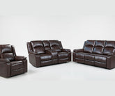 Cassia 3+2+1 Electric Recliner Set – Brown
