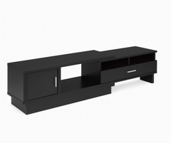 Expandable 48" TV Stand – Modern Wood Grain Finish with Adjustable Design