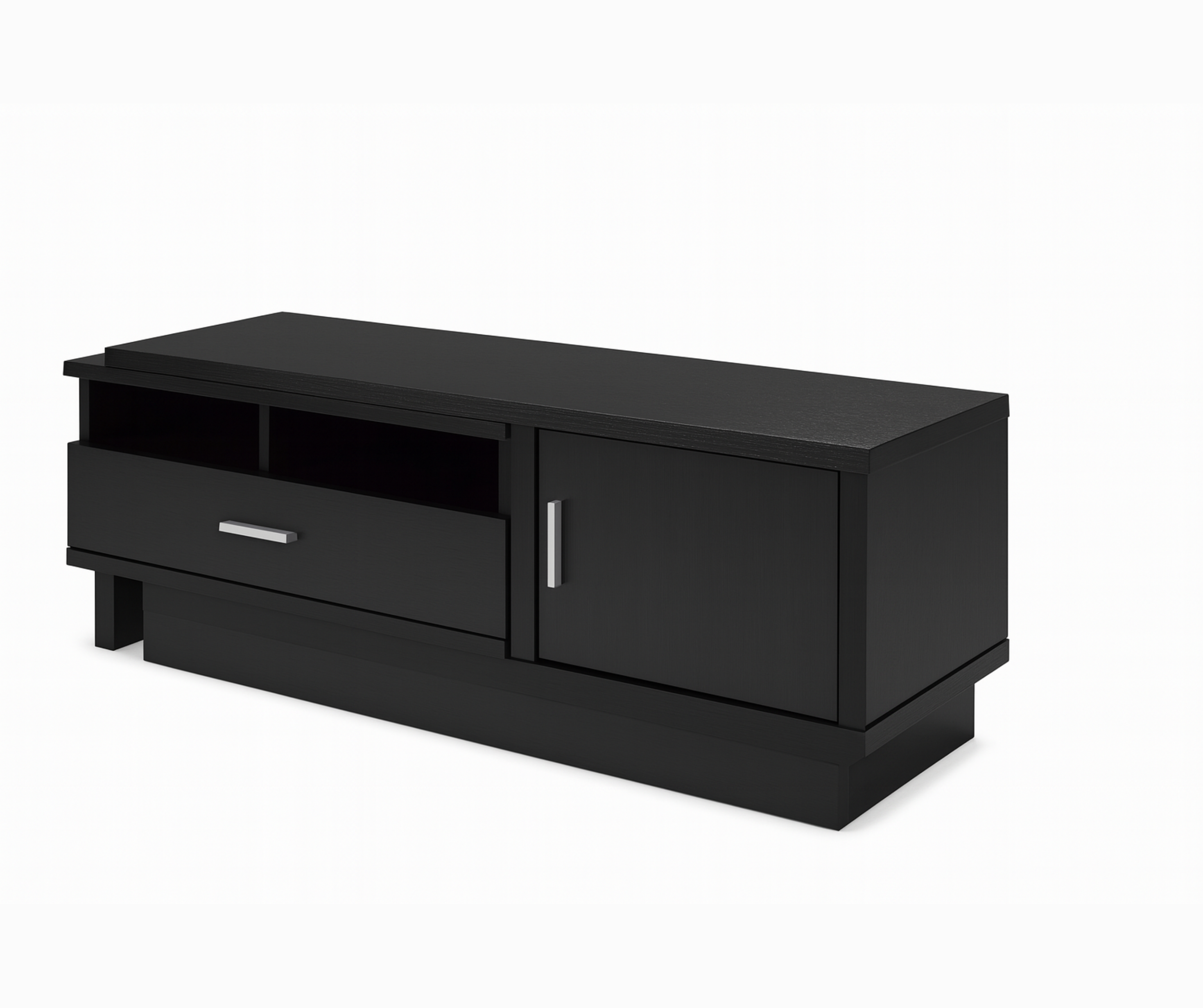 Expandable 48" TV Stand – Modern Wood Grain Finish with Adjustable Design