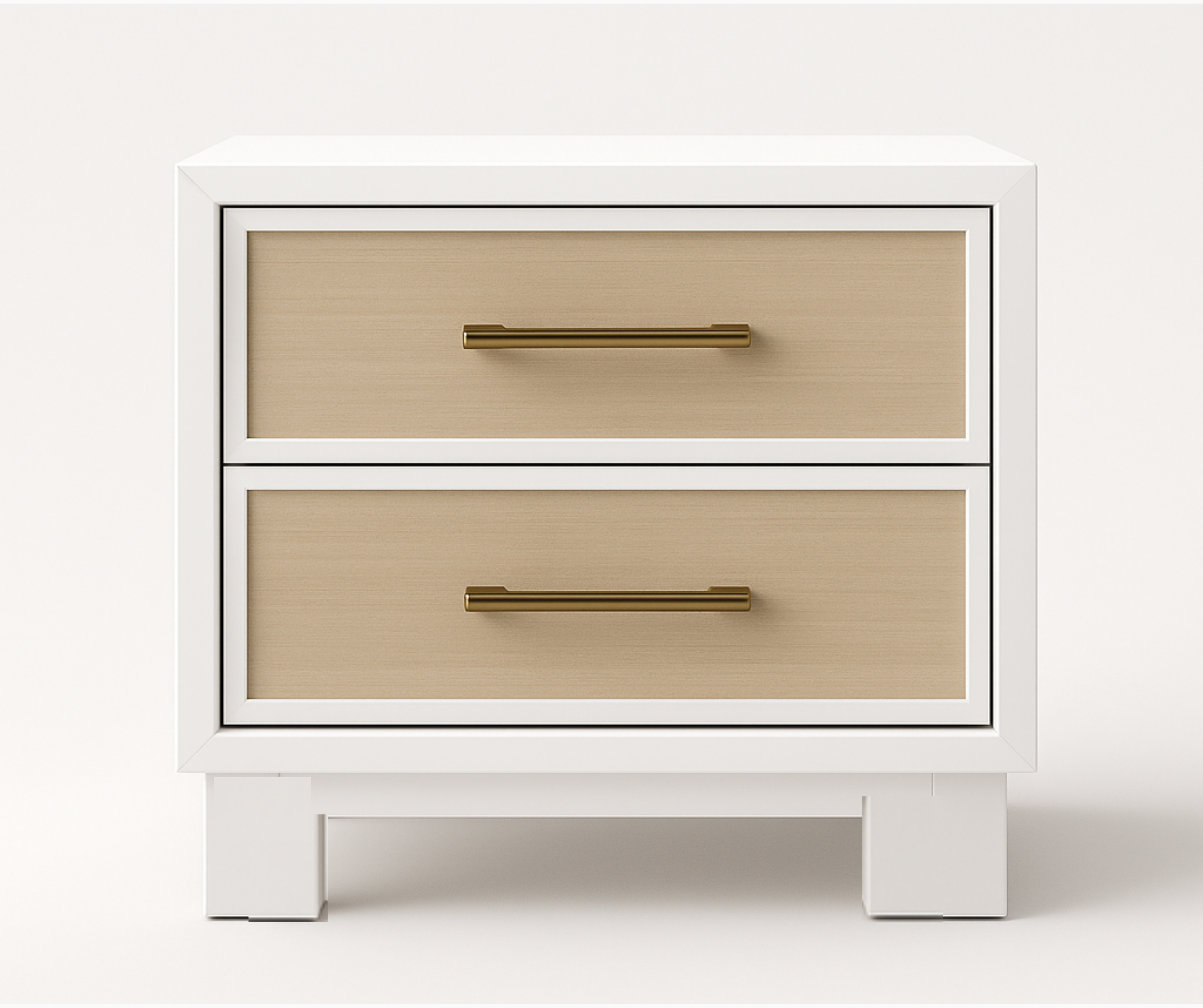 Flora 8-Piece Queen Bedroom Set – White Finish with Upholstered Headboard