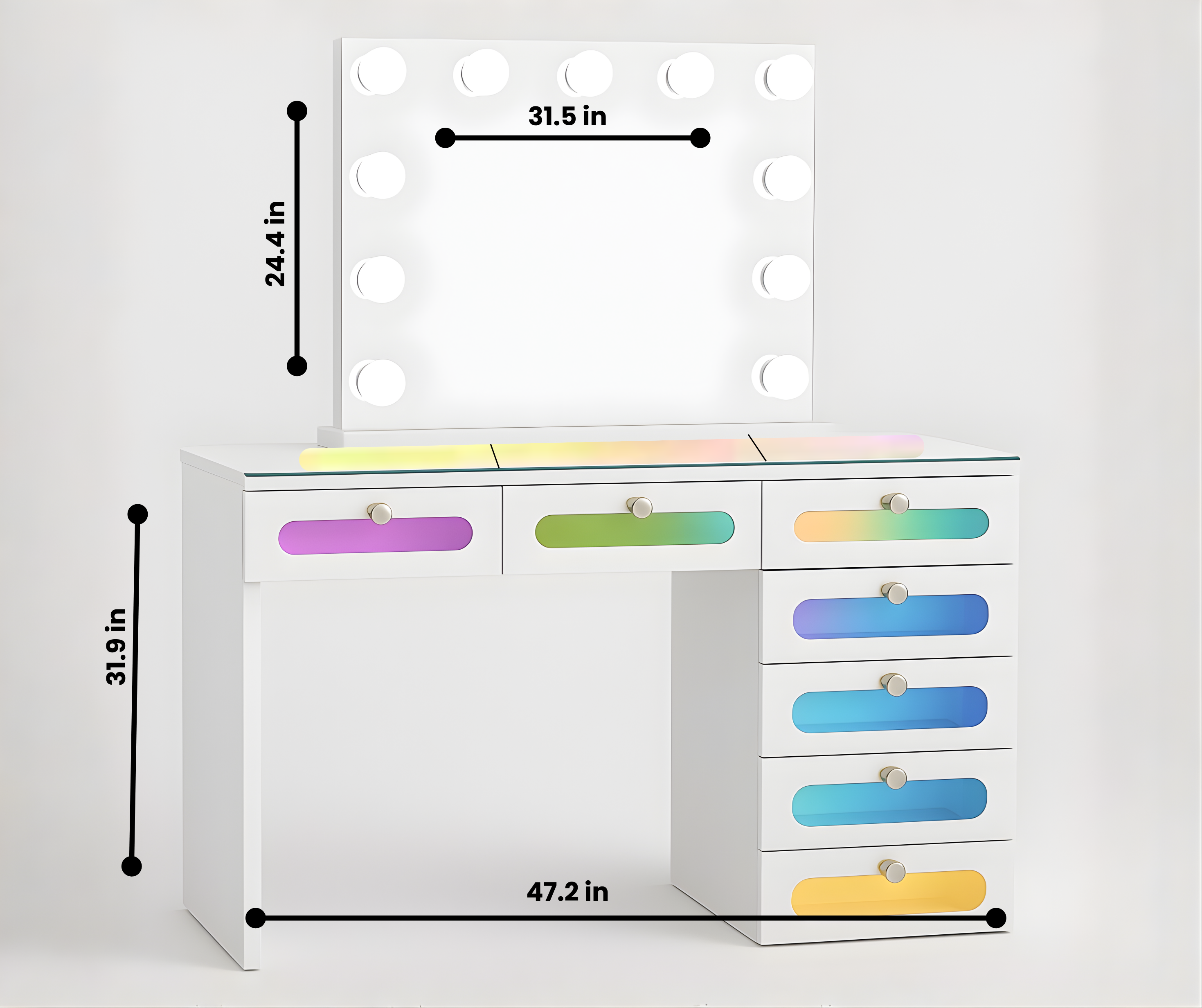 Priscilla-7 Vanity Set