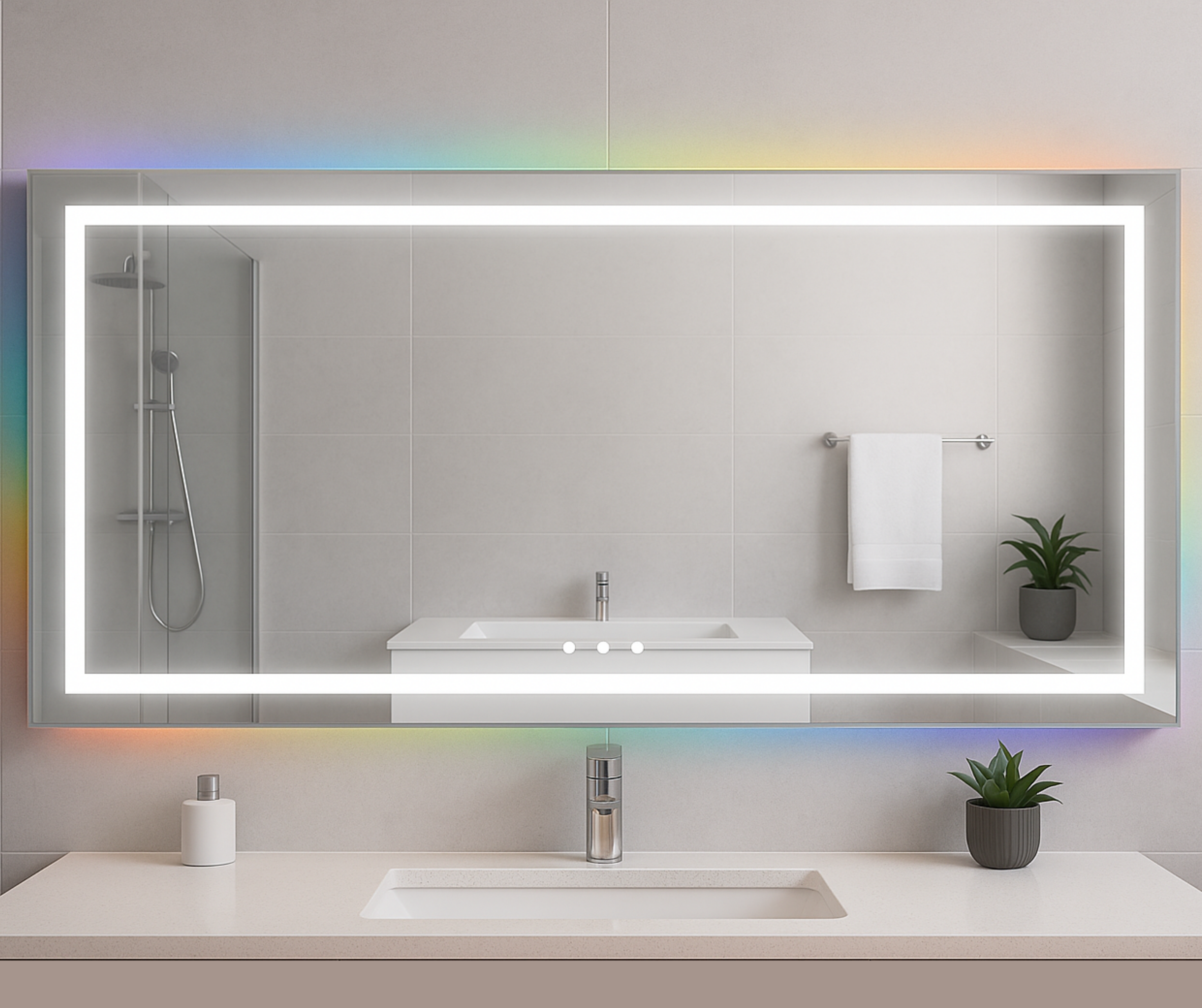 Bathroom RGB Mirror