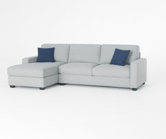 Amaya Reversible Sectional – Sandish Grey