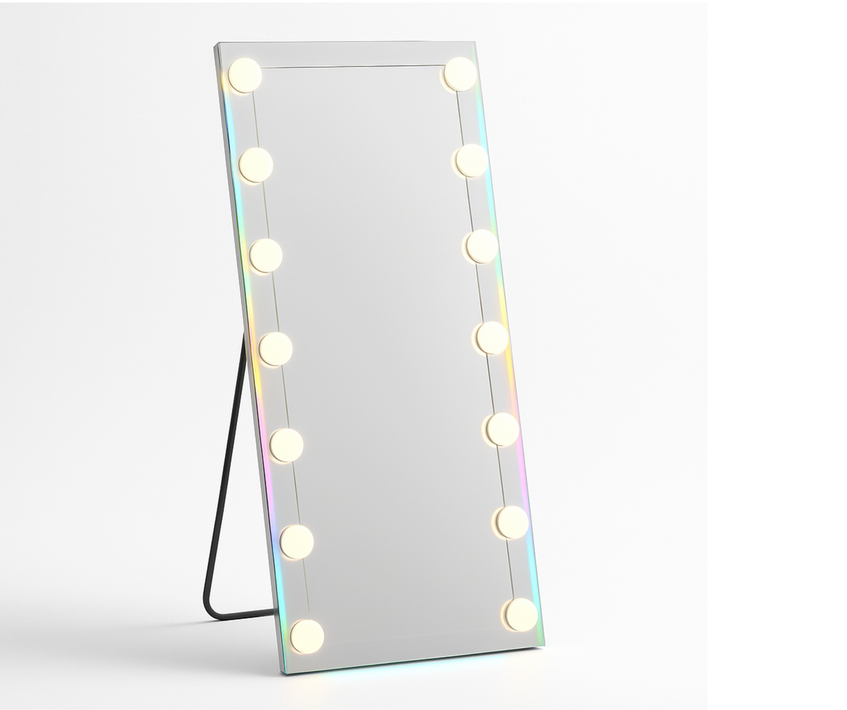 Full Length Vanity Mirror with RGB Lighting