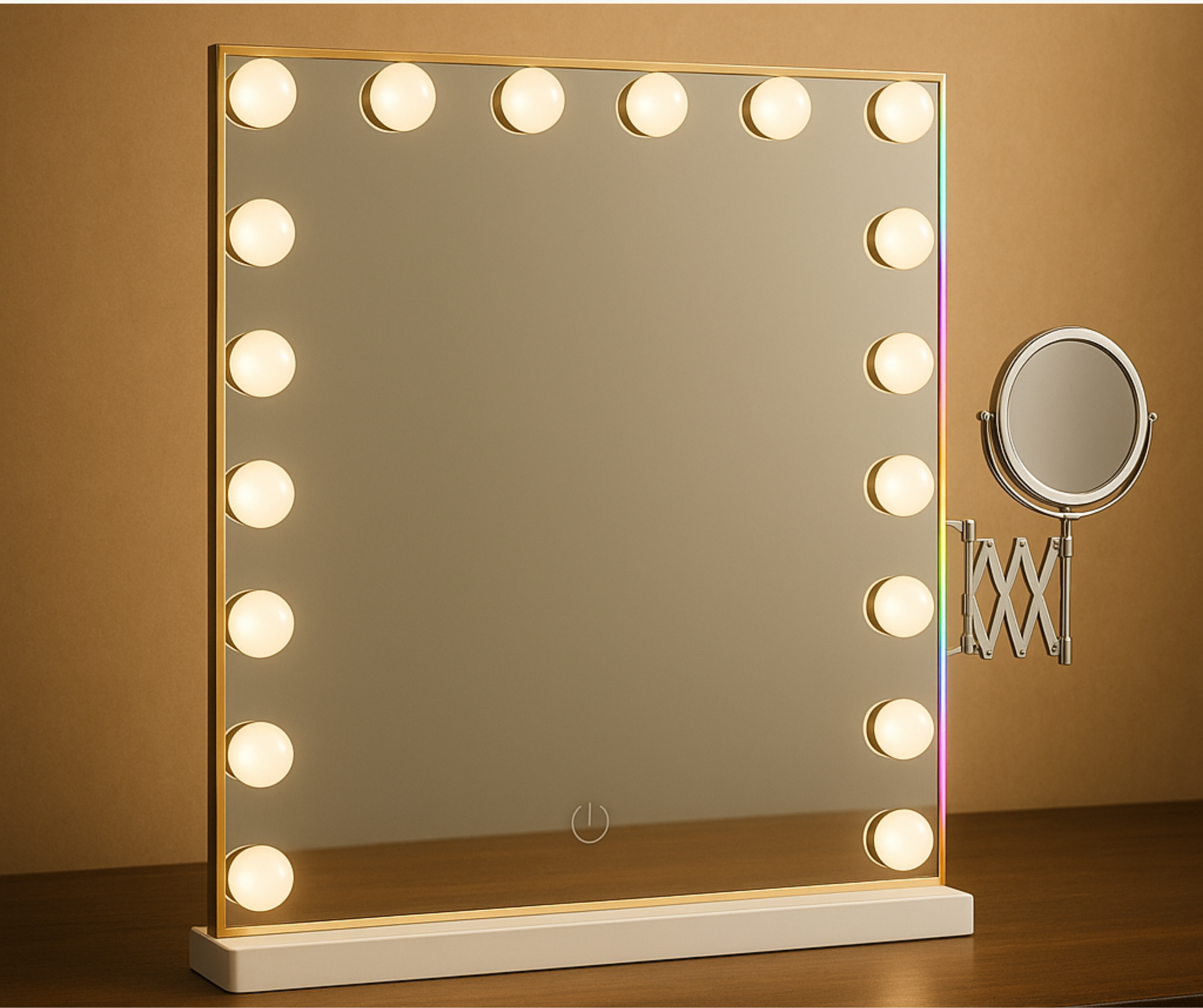 Hollywood Style RGB Music Mirror