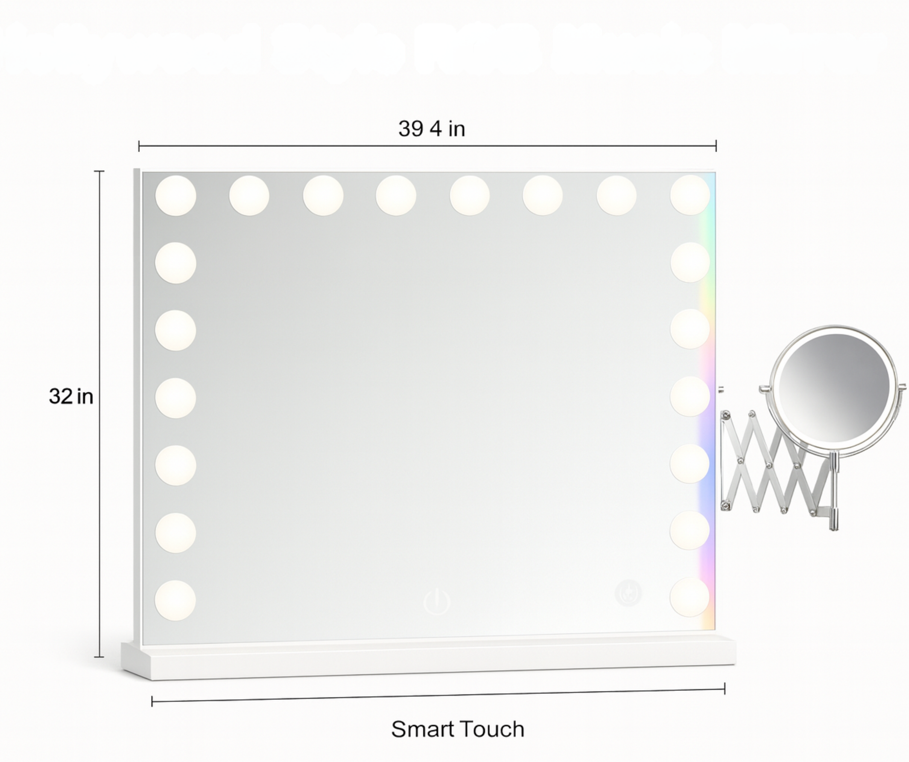 Hollywood Style RGB Music Mirror