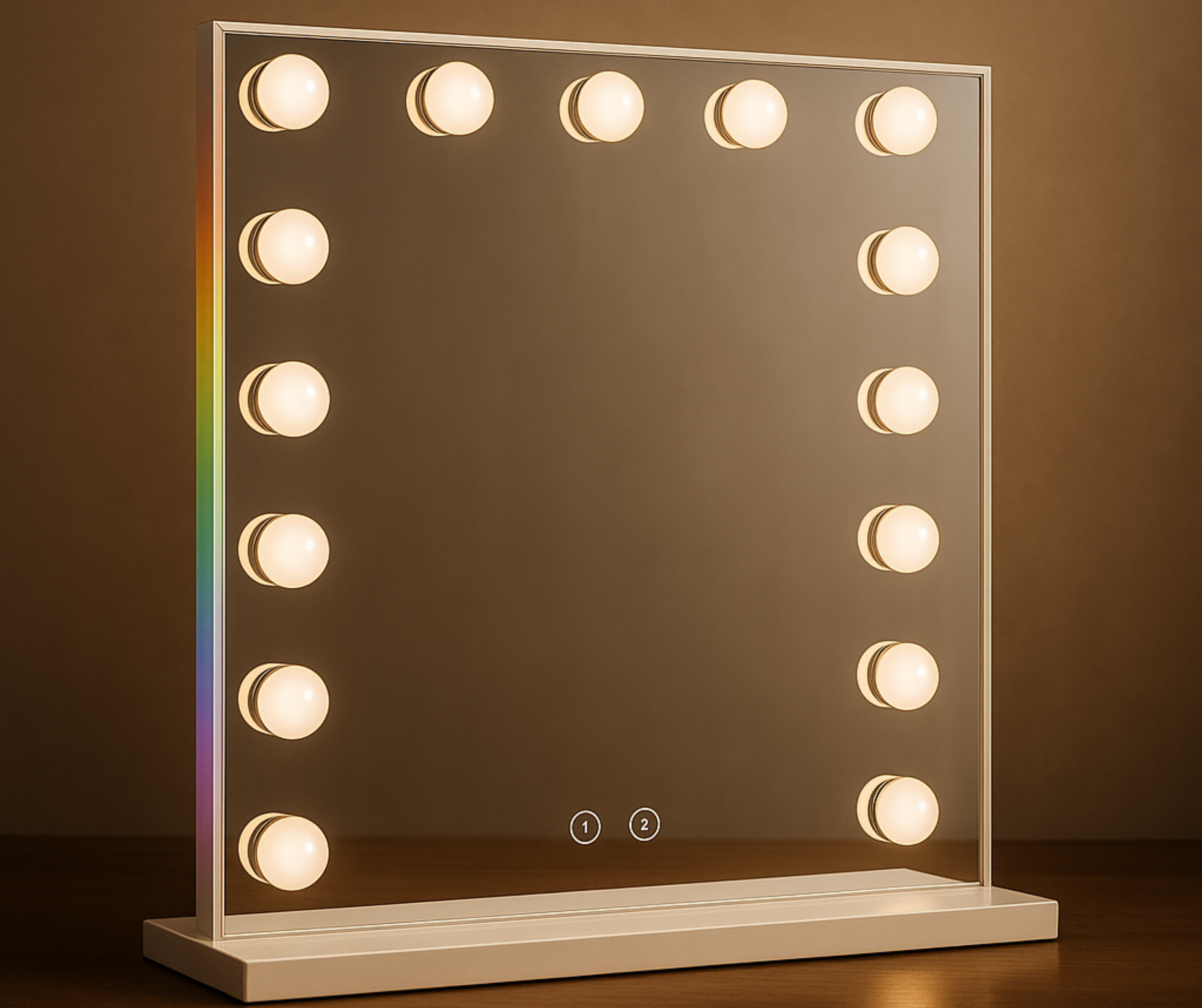 Vanity Mirror with RGB and Bluetooth Speaker