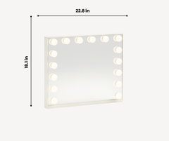 Mary Hollywood Vanity Mirror with Bluetooth