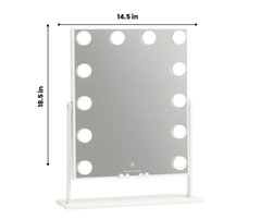 Hollywood Vanity Mirror with Wireless Charging 12 Bulb